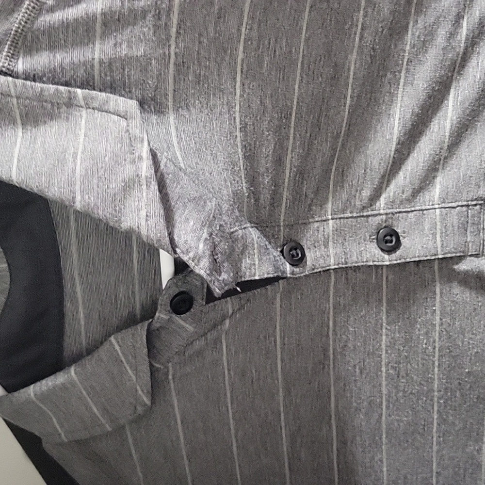 lululemon athletica Gray Polo Shirt